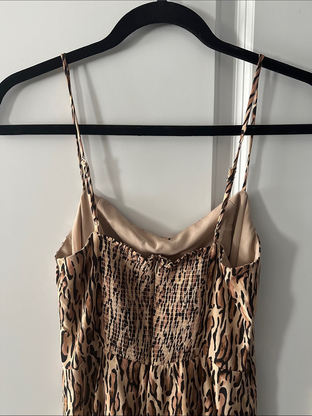 Aritzia Sunday Best Leopard Chiara Side Slit Mini Dress Size 4 - Picture 5 of 6